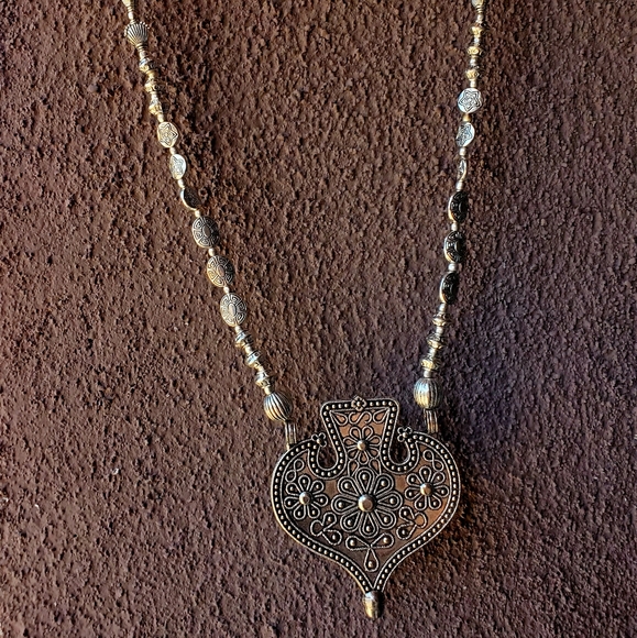 New Unique 925 Silver Tribal Necklace. - Picture 11 of 16